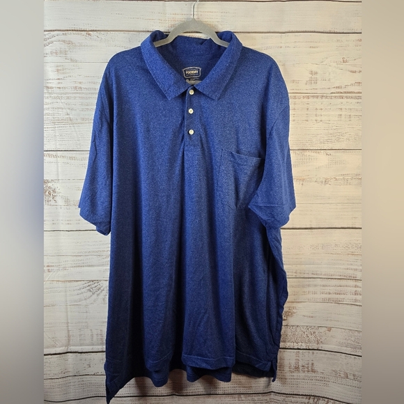 The Foundry Supply Co. Other - The Foundrey Supply Vibrant Blue Pocket Shortsleeve Polo Tee Mens Plus Size 4X